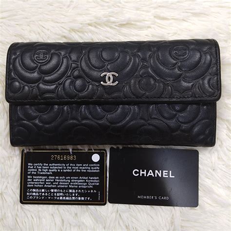 chanel 財布 カメリア|ロング ウォレット .